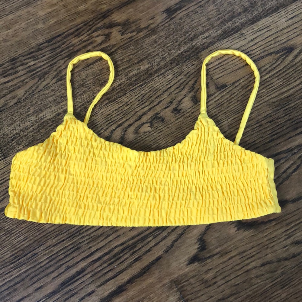 Yellow bathing suit top - Picture 1 of 1